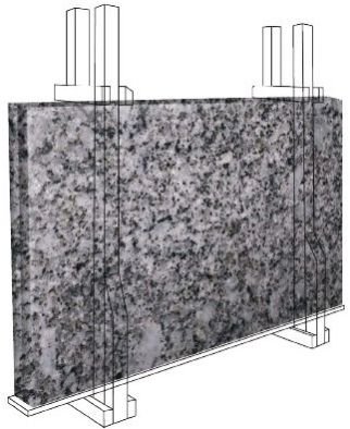 Indian S White Granite Slab