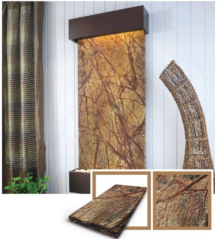 Rainforest Brown Marble Slab