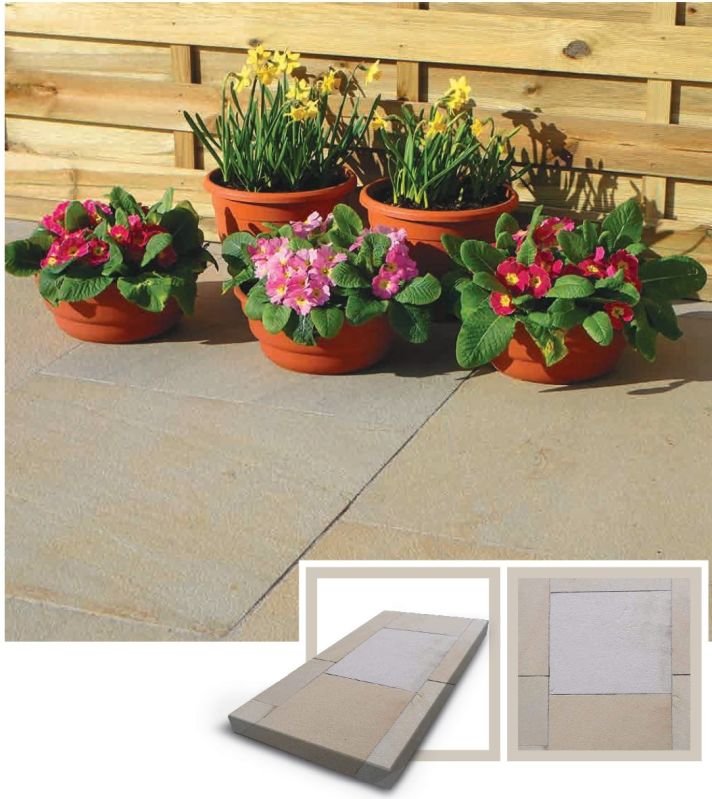 Sandblasted Mint Sandstone Slab