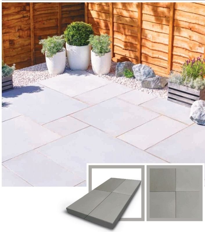 Silver Grey Sandstone Slab