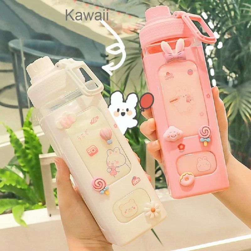 1 Litre Kawaii Water Sipper Bottle