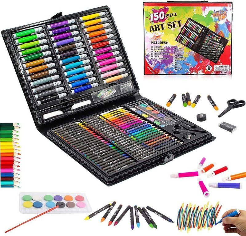 Plastic 150 Pcs Art Set Painting Water Color