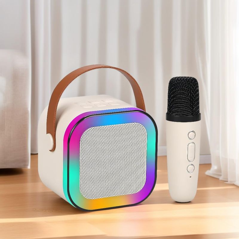 White Portable Bluetooth Speakers