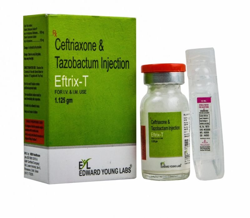 Eftrix T Ceftriaxone Tazobactum Injection