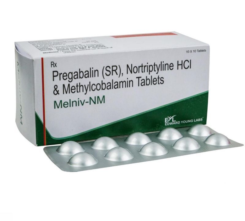 Menliv NM Pregabalin SR Nortriptyline HCI Methylcobalamin Tablets