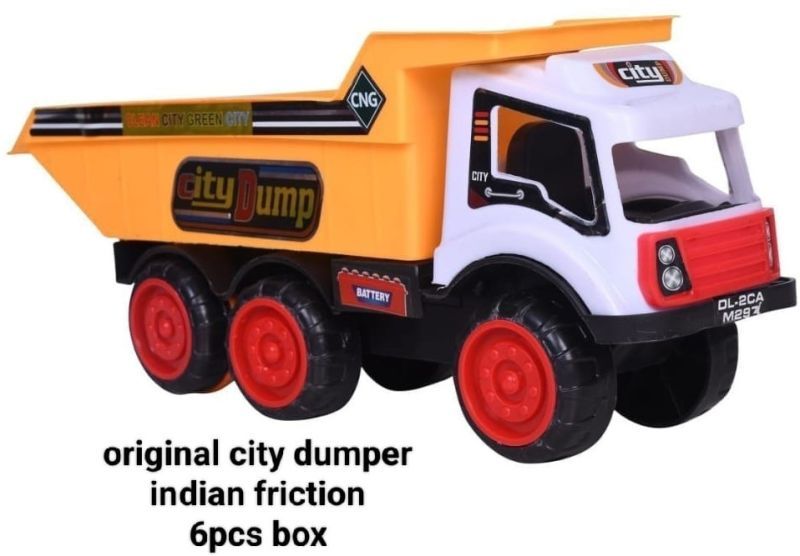 Plastic Push and Go City Dumper Toy
