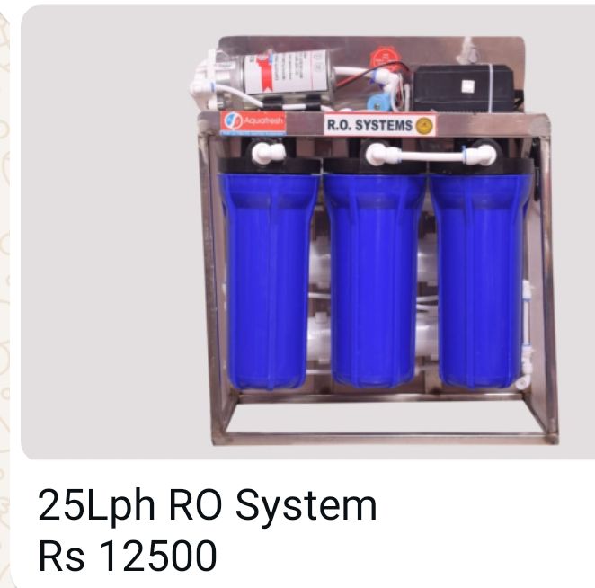 25 Lph Commercial RO Water Purifier