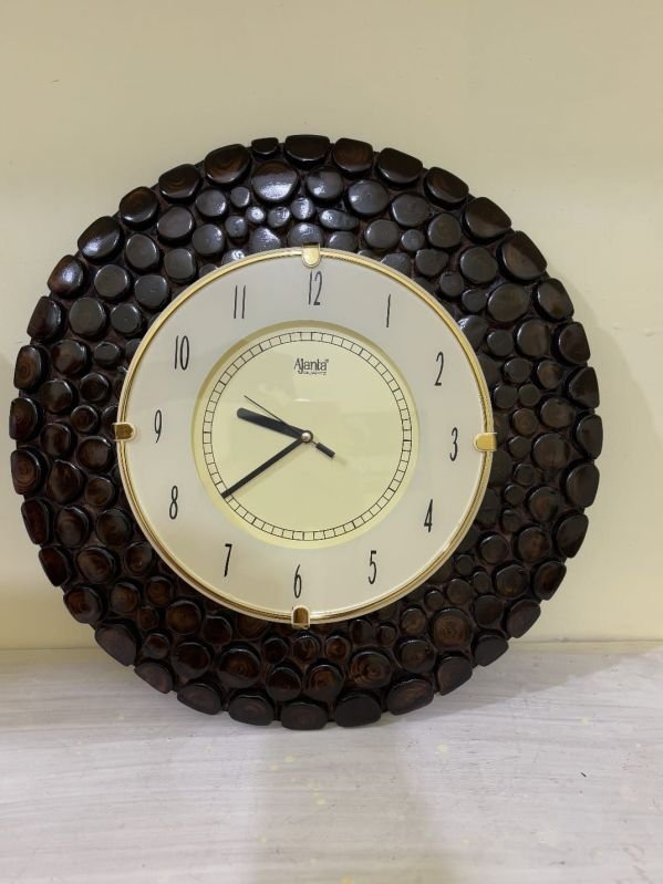 Round Wooden Wall Watch