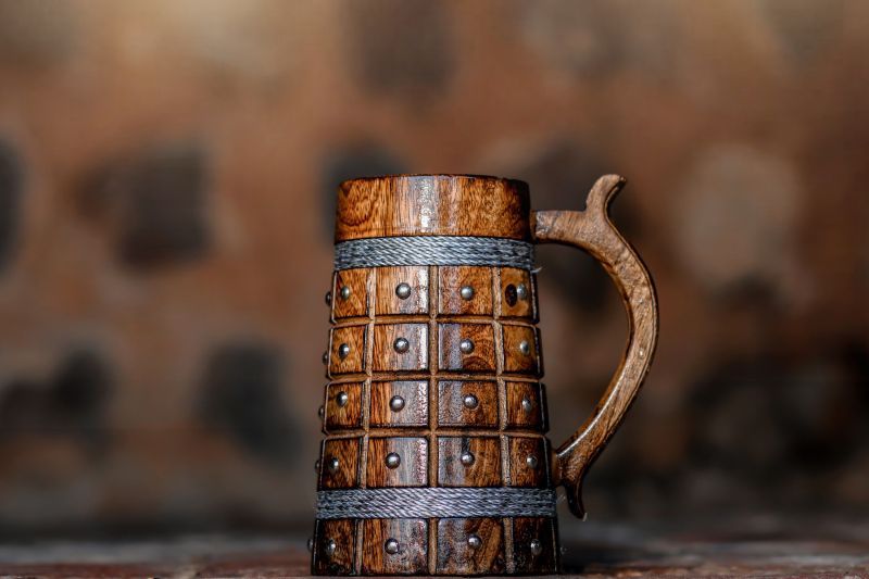 Wooden Antique Beer Mug