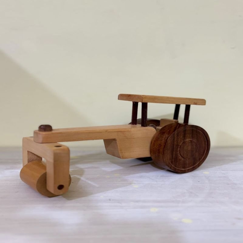 Wooden Road Roller Toy