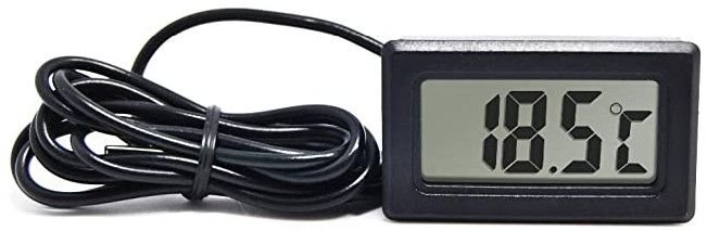 ApTechDeals Portable Pocket Wired Mini Digital LCD Electronic Temperature Sensor