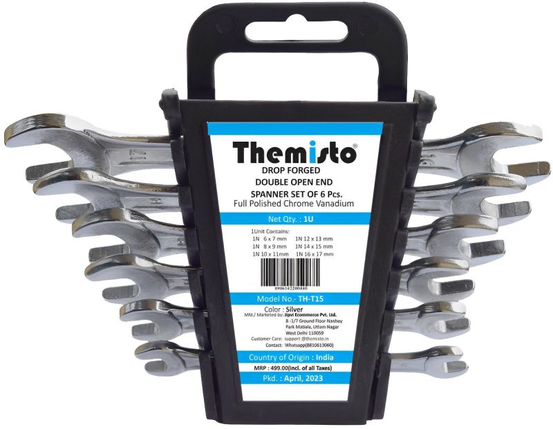 Themisto TH-T14 6pcs Double Open Ended Spanner Set
