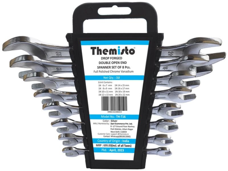 Themisto TH-T16 8pcs Double Open Ended Spanner Set