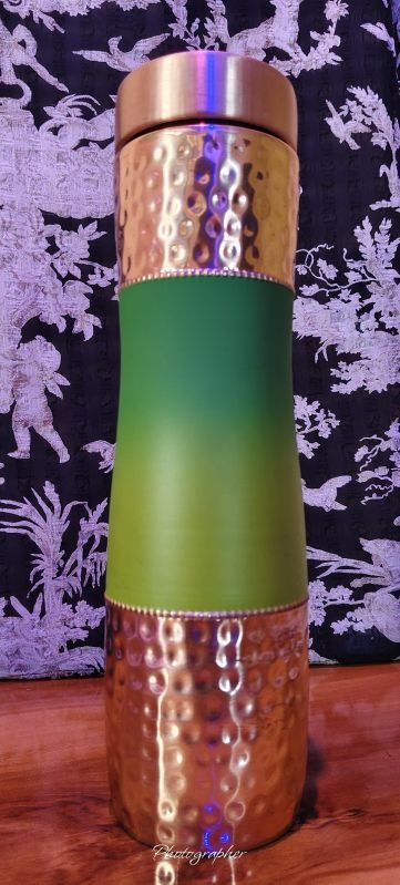 1000 Ml Matte Finish Copper Water Bottle