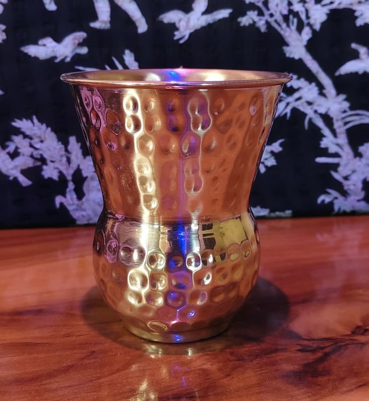 Copper Handmade Muglai Water Glass