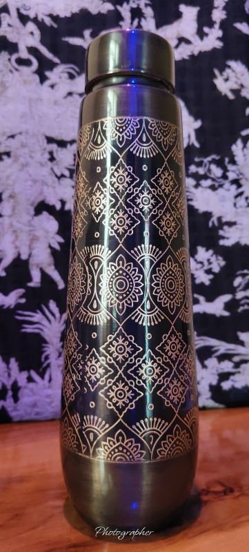 Leak Proof Printed Pure Copper Water Bottle