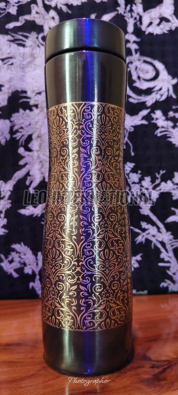 1000ml Copper Leak Proof Hammered Bottle