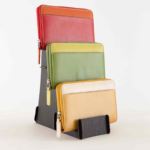 Multicolor Ladies Leather Wallet