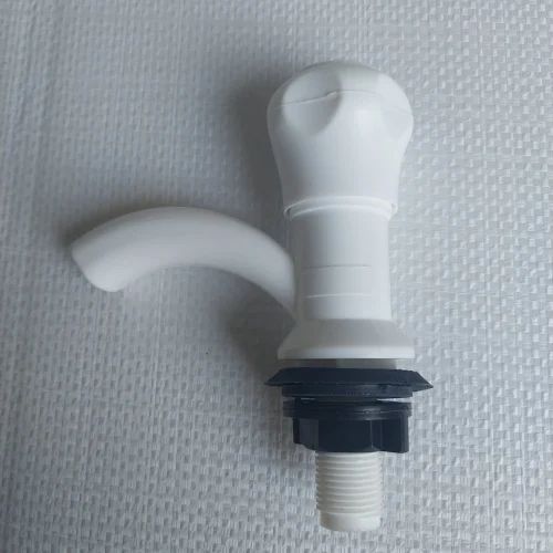 White PVC Pillar Cock