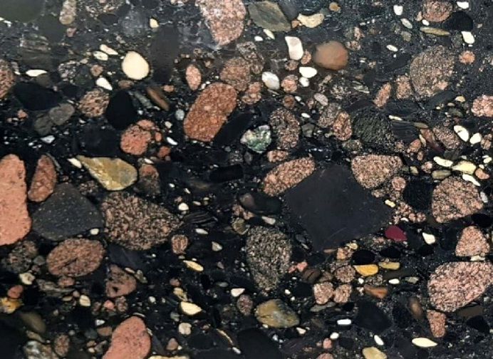 Bassi Black Granite Slab