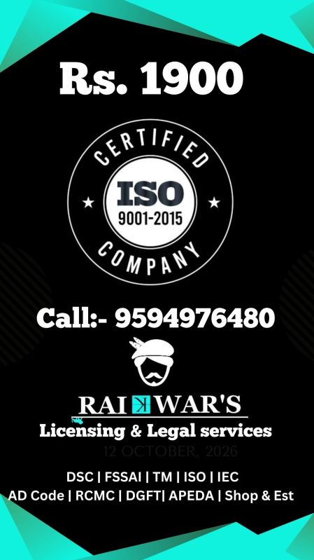 ISO 9001 2015 Certification Service