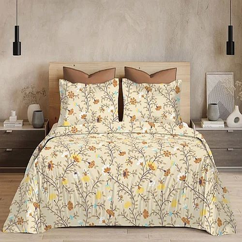Gloria Soft King Size Printed Cotton Bedsheet Set