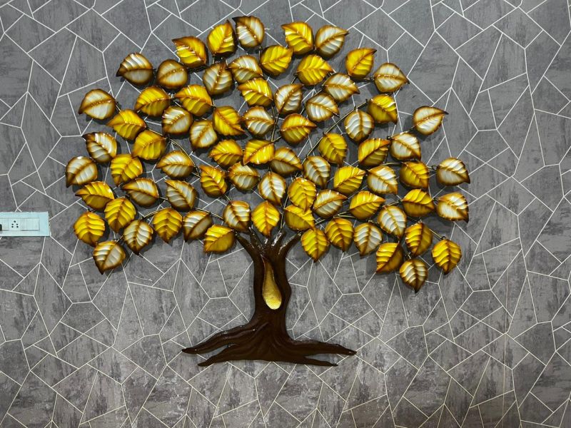 Handmade Decorative Iron Tree Wall Hanging