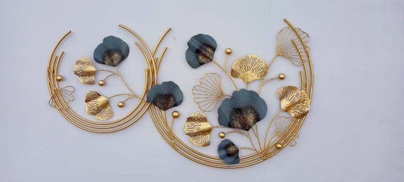 Handcrafted Decorative Metal Leaf Wall Art
