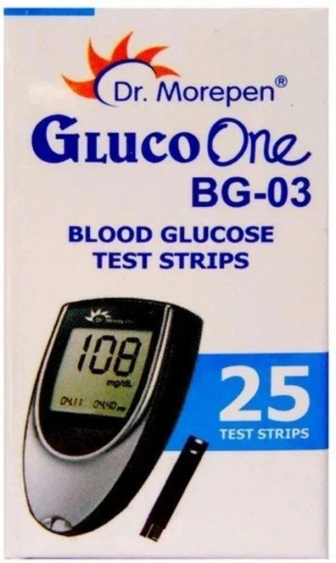 Dr. Morepen BG-03 25 Glucometer Strips