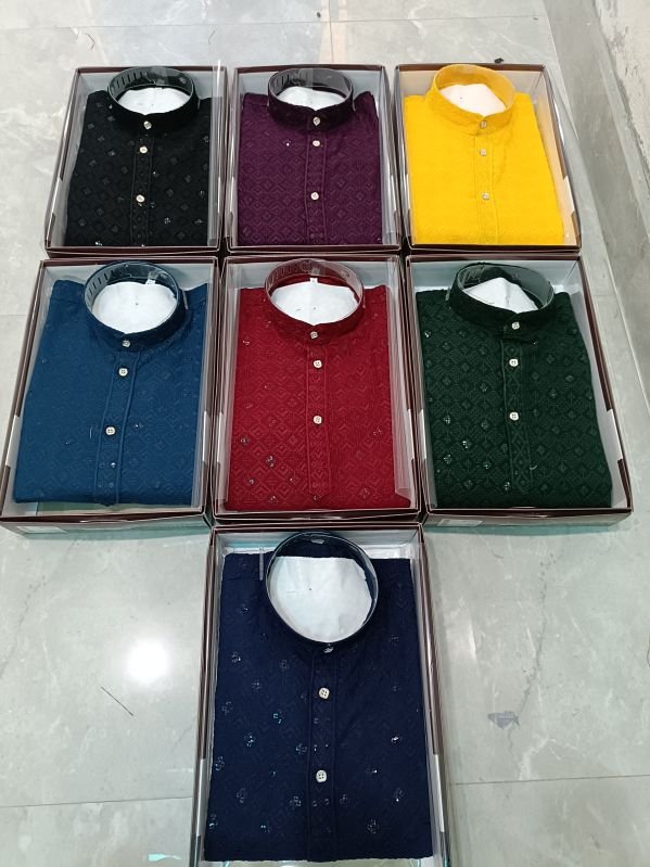 Cotton Men Kurta Pajama