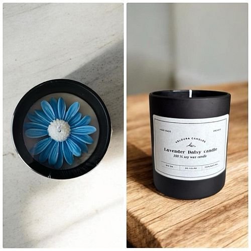 200 Ml Frosted Glass Candle Jar