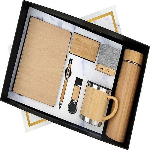 7 In 1 Brown Corporate Gift Set