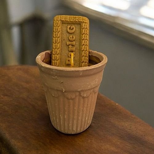 Masala Chai Parle G Biscuit Candle