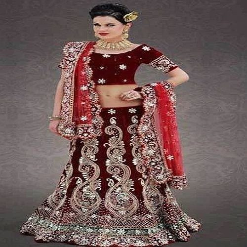 Maroon Bridal Lehenga