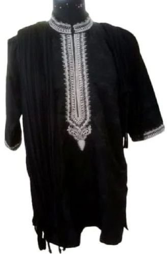 Mens Black Designer Kurta Pajama