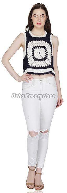 Crochet Hand Knitted Top