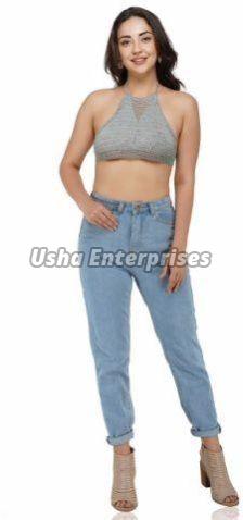 Halter Grey Top