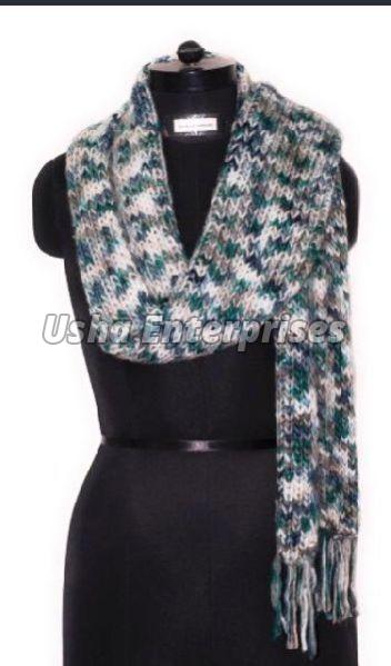 Knitted Acrylic Woollen Scarf