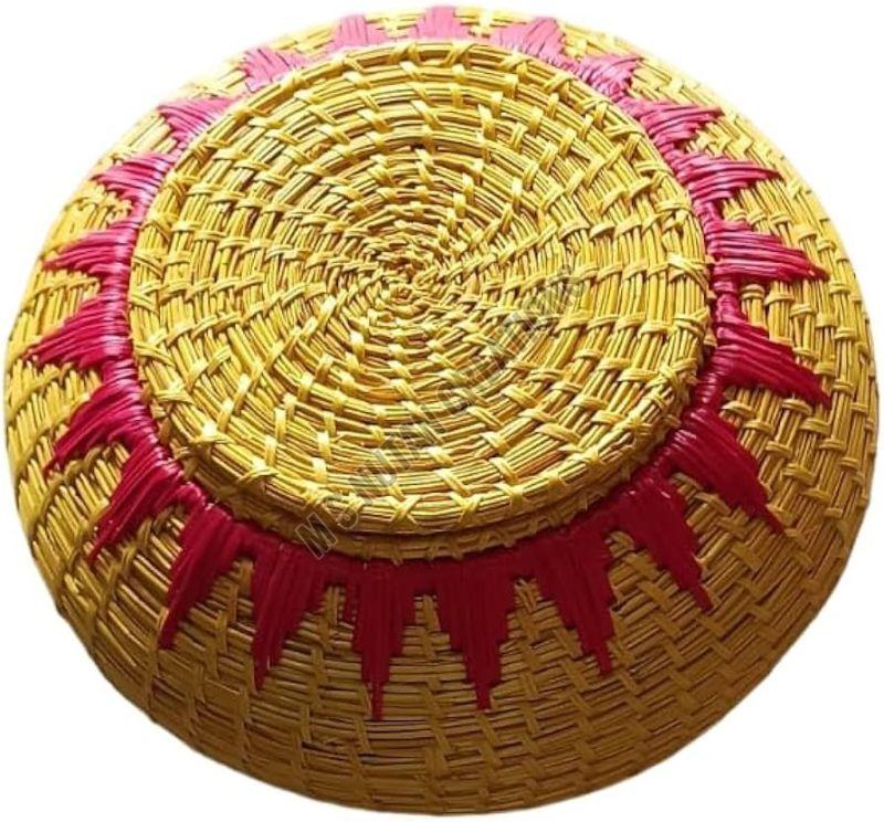 Handmade Sikki Grass Storage Basket