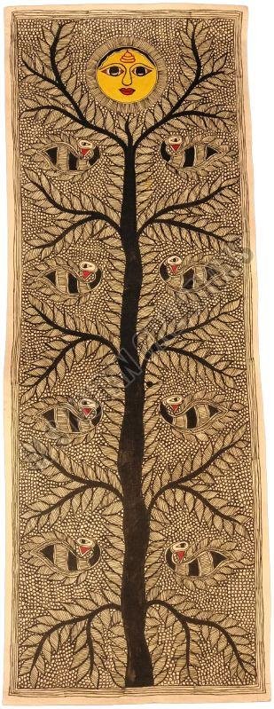 Life OF Tree Tree OF Life Madhubani Art Painting