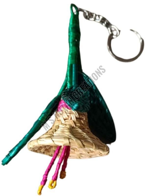 Handmade Sikki Grass Key Chain