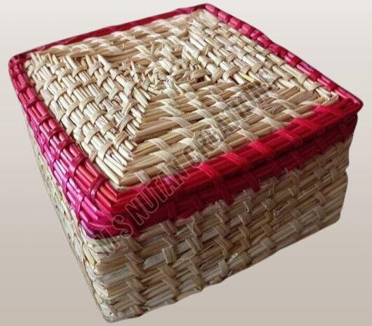 Sikki Grass Square Shaped Gift Box