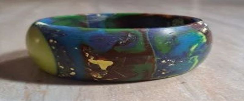 Multicolored Resin Bangles