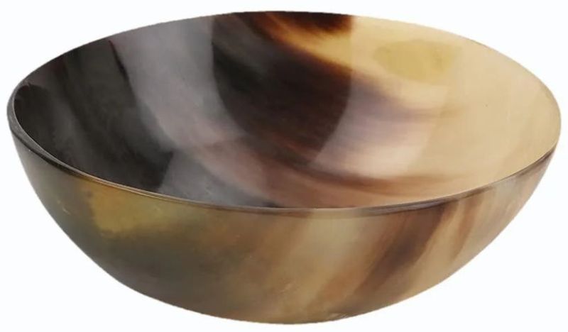 Natural Horn Shave Bowl
