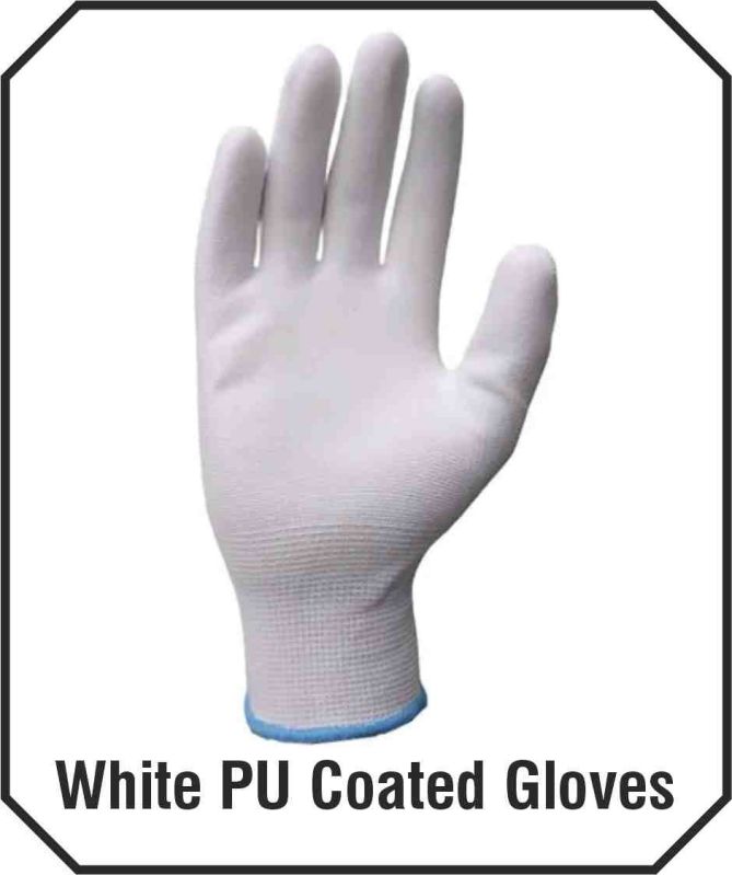White PU Coated Gloves