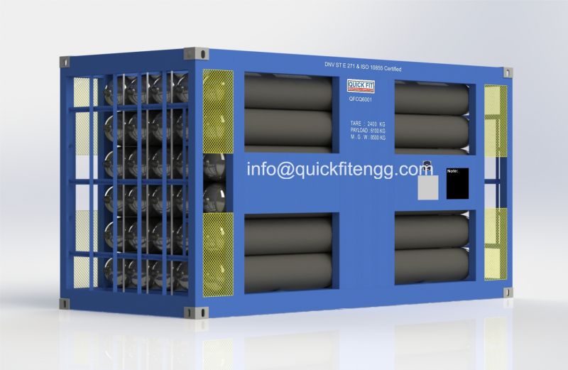 60 Capacity Gas Cylinder Quad