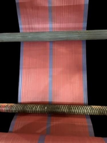 Red 100 GSM PP Woven Fabric Roll