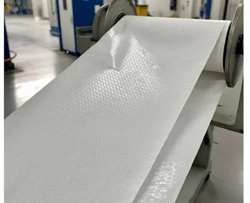 White 150 GSM PP Woven Fabric Roll