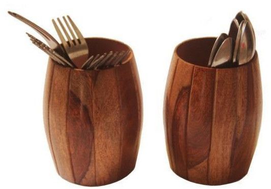 Wooden Cutlery Holder