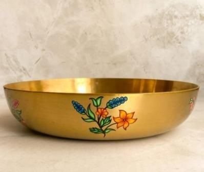 Printed Bronze Serving Bowl